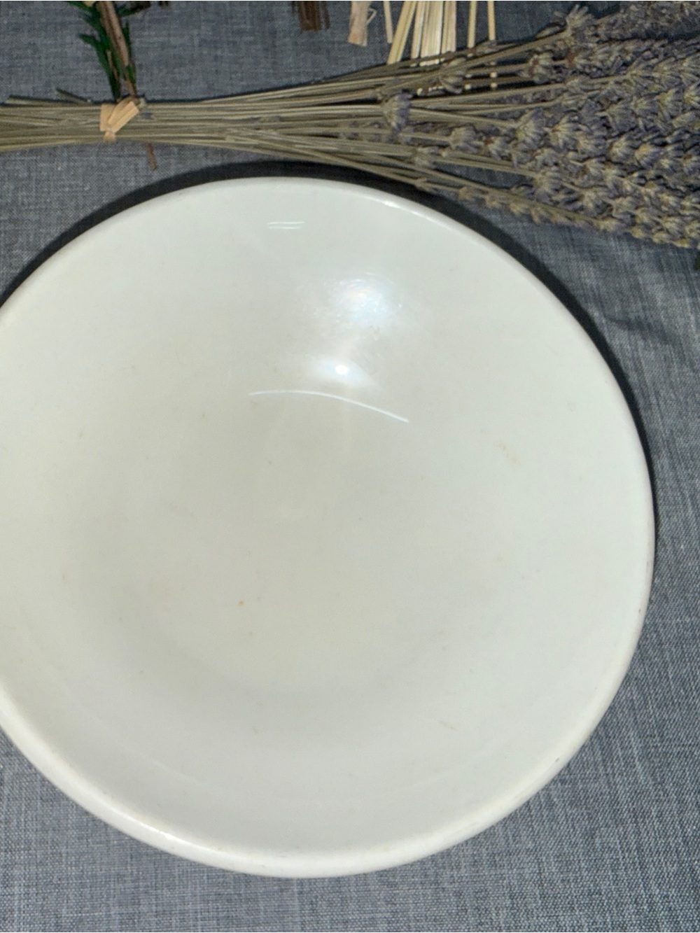 Vintage O.P. Co Syracuse China White Footed Serving Bowl Restaurant - Picture 4 of 9